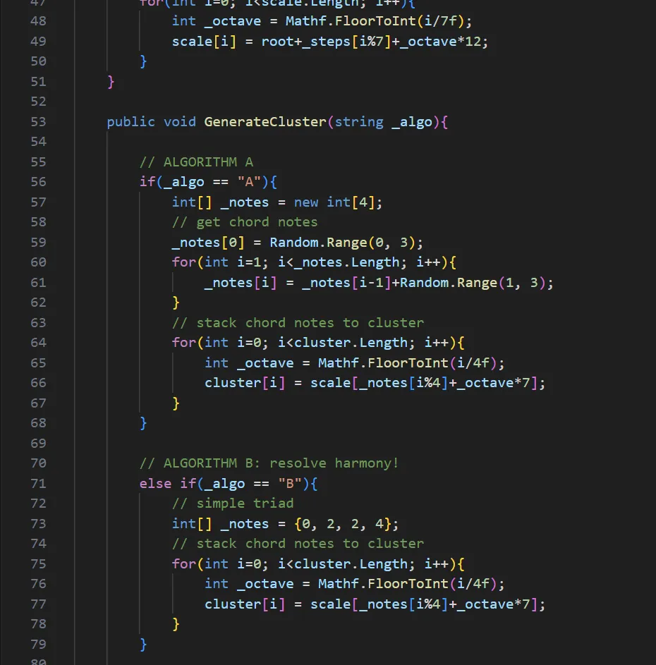 Screenshot eines Audio-Scripts